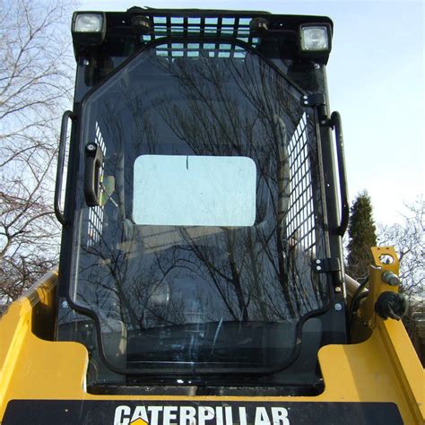 cat skid steer cab|aftermarket skid steer doors.